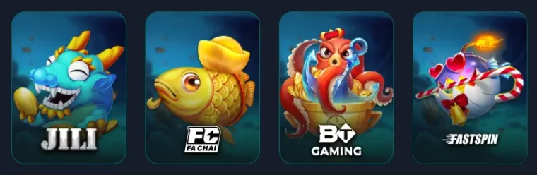JL4 fishing casino game scene featuring jackpot catches and animated sea creatures underwater