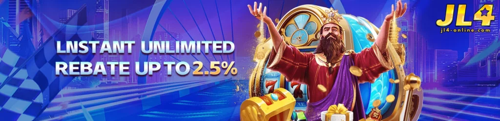 JL4 register promotion page displaying loyalty rewards and VIP casino bonus system